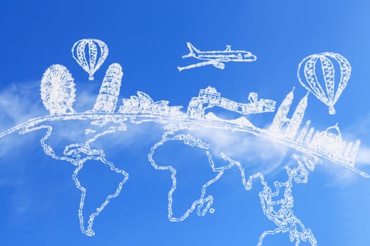 Travel the world and cloud