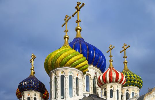 The temple of the Holy Prince Igor of Chernigov. Moscow. Russia,