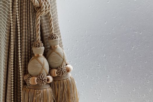 Luxury curtain and tassel