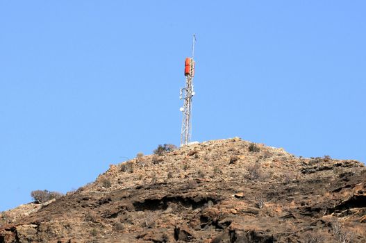 Some Antennas on the top of a Hill