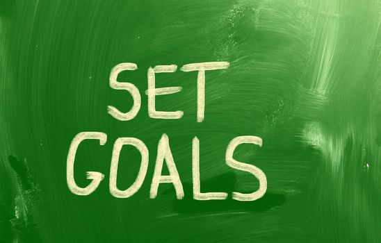 Set Goals Concept