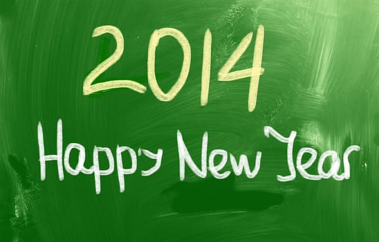 Happy New Year 2014 Concept