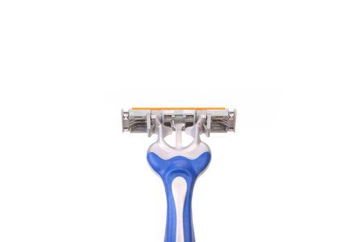 Head of shaving razor isolated on a white background