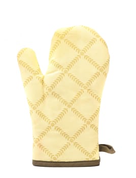 Kitchen glove isolated on a white background