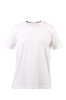White T-shirt isolated on white background. Front.