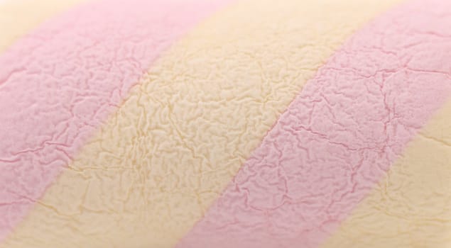 Background of a colourful marshmallow. Close up. Macro. Whole background.