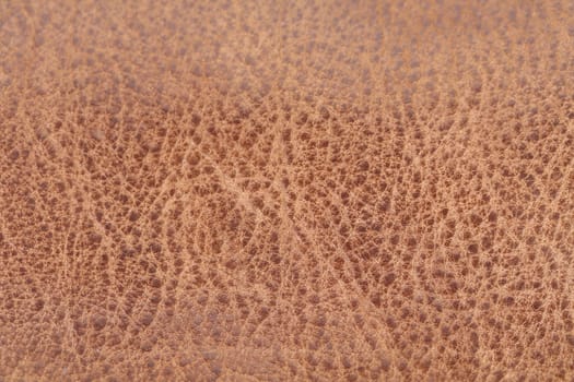 Brown leather texture closeup. Useful as background for design-works.