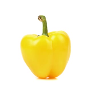 Yellow pepper isolated on a white background