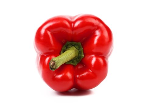 Tail pepper isolated on a white background