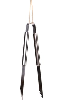 serving tongs isolated on a white background