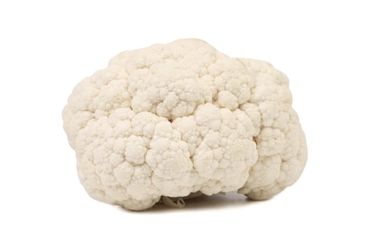 Fresh cauliflower isolated on a white background.