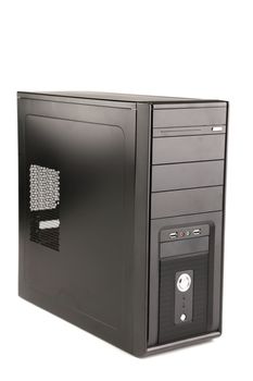 computer system unit on a white background