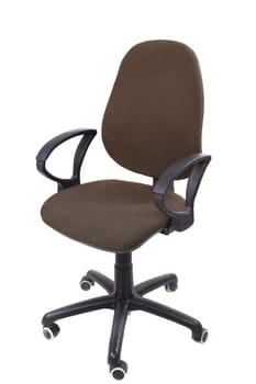 Modern armchair isolated on a white background