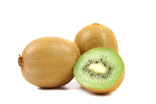 kiwi fruit isolated on a white background