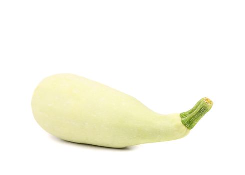 Fresh vegetable marrow isolated on a white background.