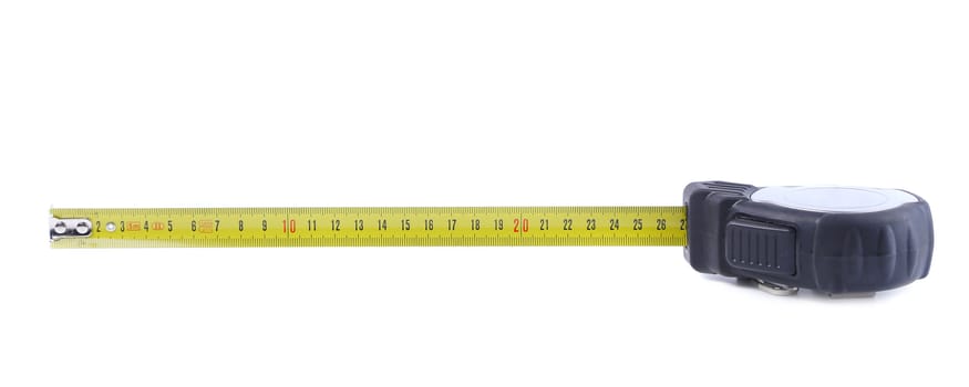 Tape measure isolated on a white background