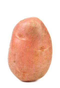 Red potato isolated on a white background