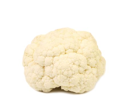 Fresh cauliflower isolated on a white bacground