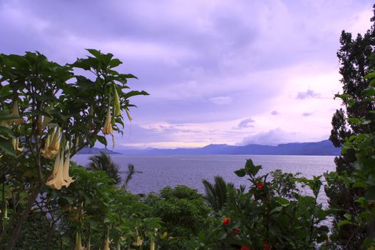 View to Lake Toba. North Sumatra, Indonesia.