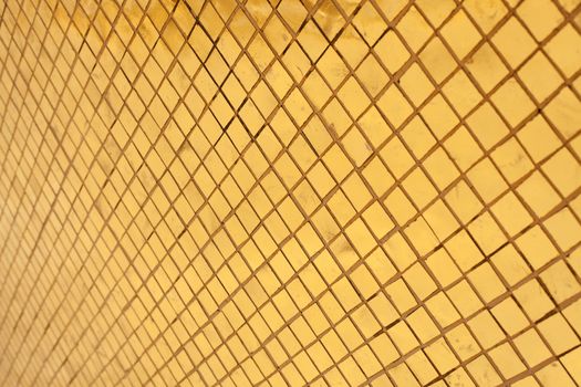 Golden mosaic background