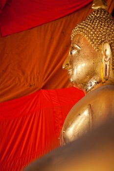 Golden Buddha Statue at Wat Pho, Thailand