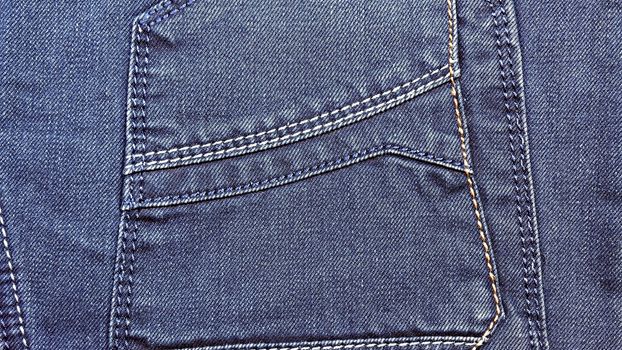 fragment of jeans pocket           