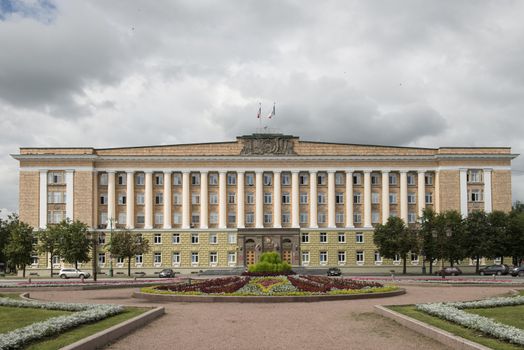 City Hall of Novgorod, Russia. There are was regional committee of communist party in Soviet Union time
