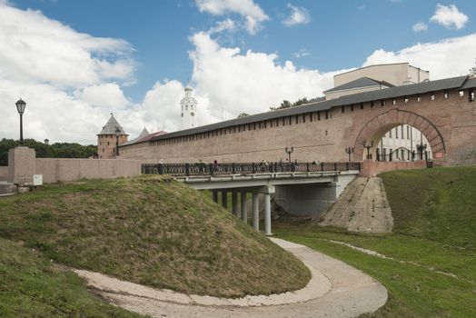 The heart of Veliky Novgorod has always been the Kremlin, or Detinets, as they called it in old times. The building of Novgorod fortress is first mentioned in chronicles around 1044. For centuries the Kremlin functioned as an administrative, civic and religious center of Novgorod Land.