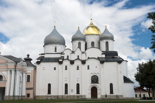 The St. Sophia is one of Russia's oldest stone buildings. It was erected by Prince Vladimir, the eldest son of Yaroslav the Wise, and his mother Anna in 1045 – 1050. St. Sophia's Cathedral was the center of historical importance, witnessing a number of historical events, and even housing the city's first treasury. The second tier was also home to one of the oldest libraries in Russia.