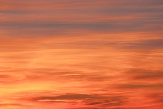 Bright colors in a beautiful sky background