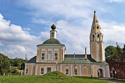 Church of the Trinity in Tutaev, Russia. Built in 1783