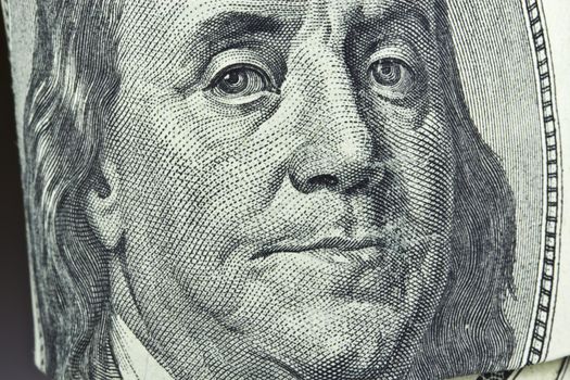 The background of money American hundred dollar bills