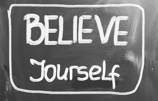 Believe Yourself Concept