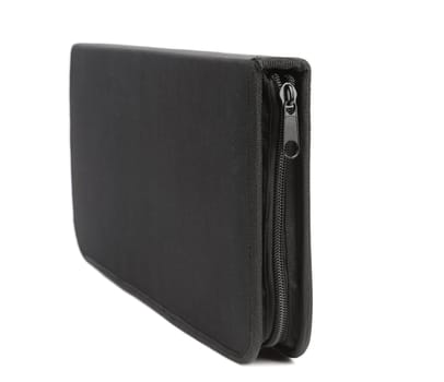 Black bisiness folder. Isolated on a white background.