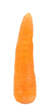 fresh carrots isolated on a white background