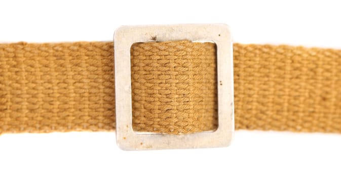 Fabric belt. Isolated on a white background.