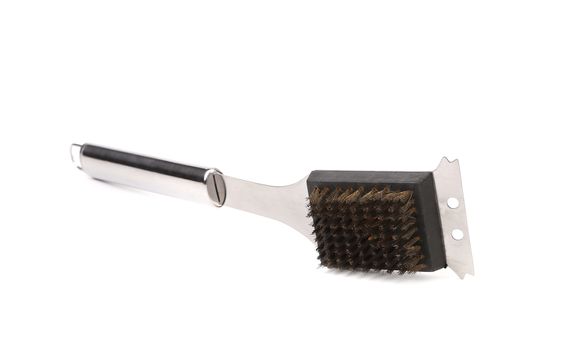 BBQ grill brush. Isolated on a white background.