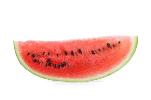 Watermelon slice isolated on a white background