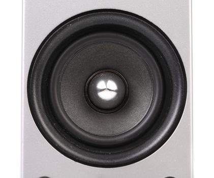 Audio speaker isolated on a white background