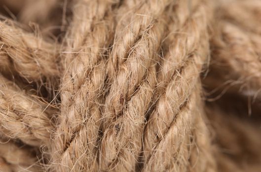 Close up of rope as background. Whole background.