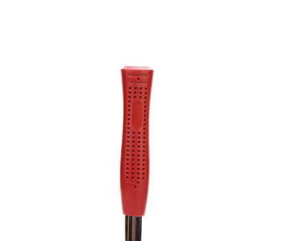Red harmmer handle isolated on a white background