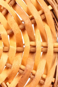 Fragment of willow wickerwork. Close up. Background.