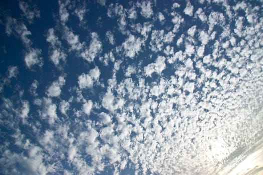 Blue sky white clouds