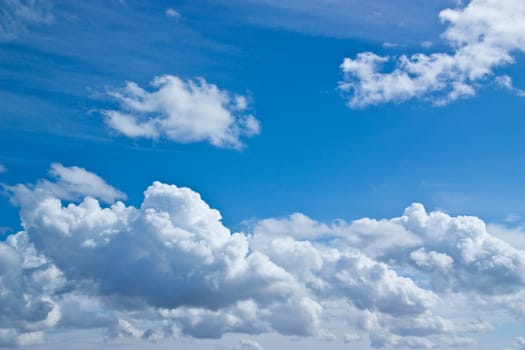 Blue sky white clouds