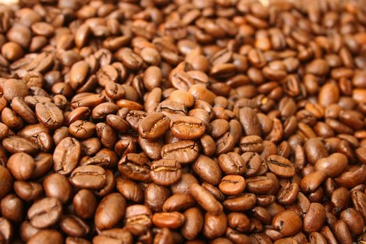 Coffee beans background