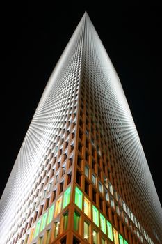 Skyscraper in the night