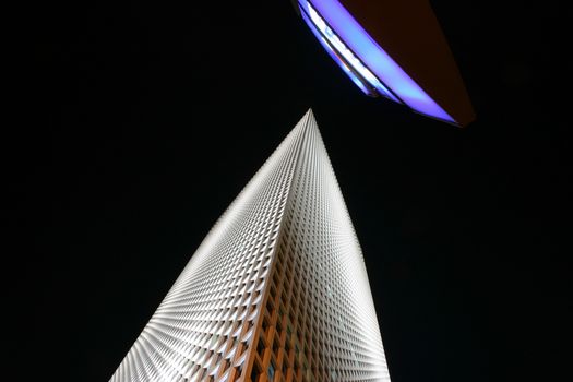 Skyscraper in the night