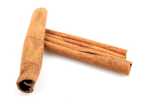 Cinnamon Isolated On White