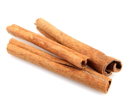 Cinnamon Isolated On White