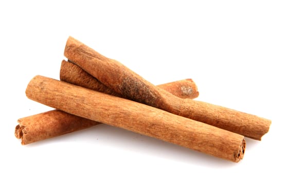 Cinnamon Isolated On White